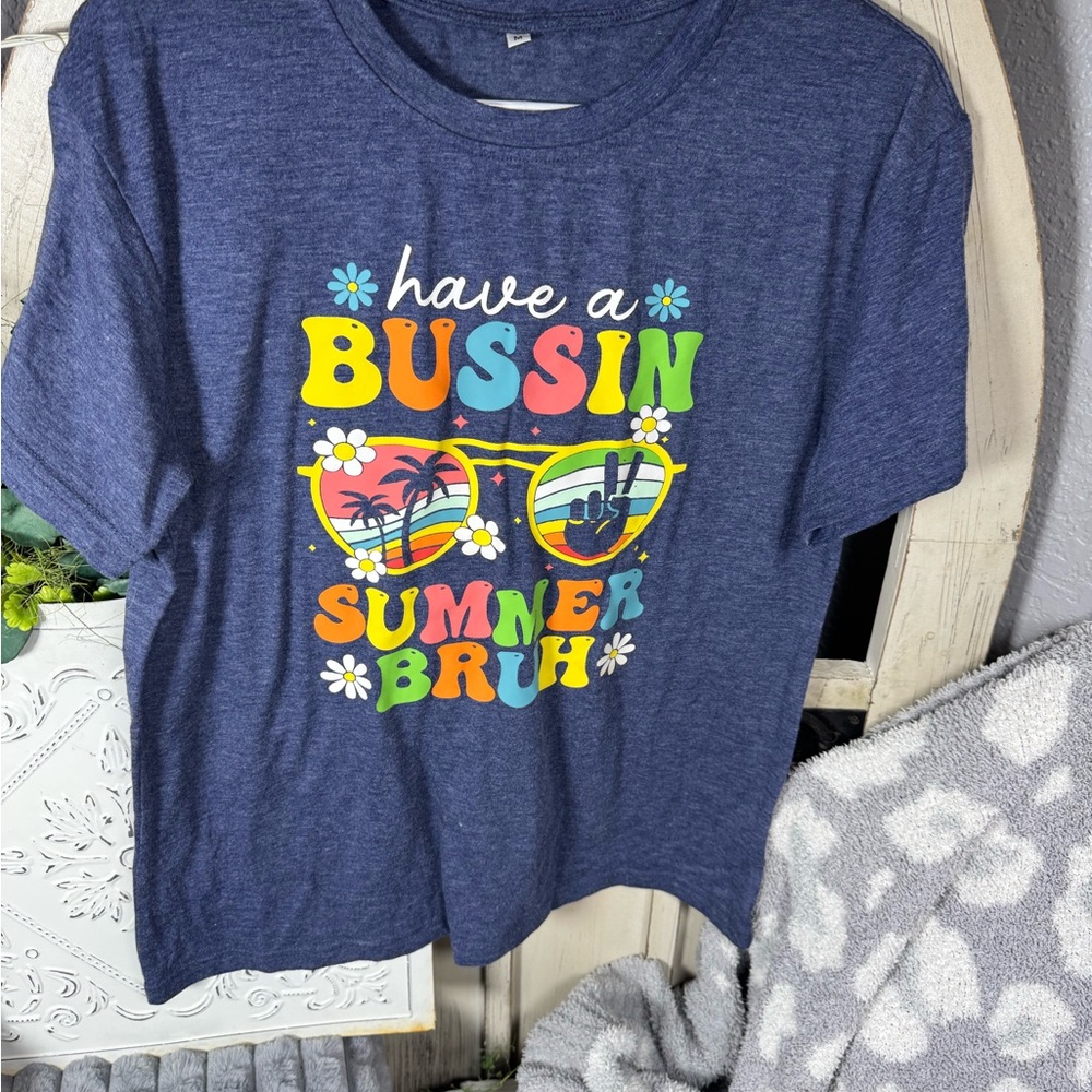 & Other Stories Blue Graphic Tee